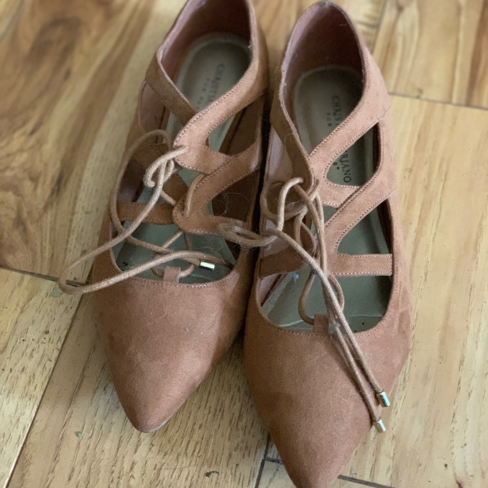 christian siriano for Payless tie-up flats